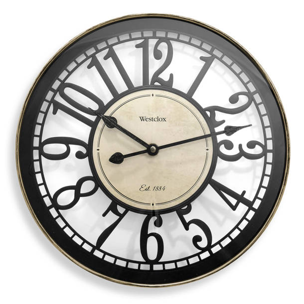 Westclox Wood Wall Clock Wayfair